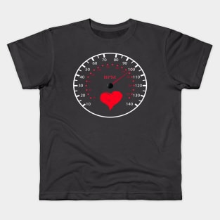 speedometer heart Kids T-Shirt